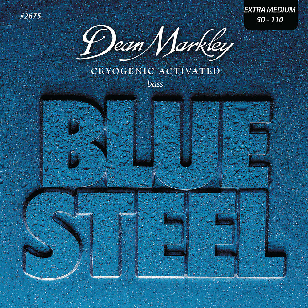 Dean Markley Blue Steel Bass Guitar Strings Extra Medium 4 String 50 110