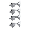 Grover Mini Bass Machineheads ~ 4 in-line ~ Chrome