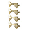 Grover Mini Bass Machineheads 4 in-line – Gold Left Hand