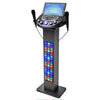 Easy Karaoke Smart Bluetooth® Pedestal Karaoke System with Light Effects + 2 Mics