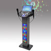 Easy Karaoke Smart Bluetooth® Pedestal Karaoke System with Light Effects + 2 Mics