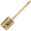 Lace Cigar Box Electric Guitar ~ 3 String ~ Deer Crossing