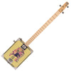 Lace Cigar Box Electric Guitar ~ 3 String ~ Deer Crossing