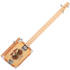 Lace Cigar Box Electric Guitar ~ 3 String ~ Dead Is Alive