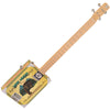 Lace Cigar Box Electric Guitar ~ 4 String ~ Grizzly Bear