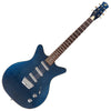 Metallic Blue Danelectro Triple Divine Guitar