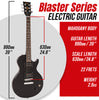 Gloss Black Encore Blaster E90 Electric Guitar Pack