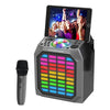 Easy Karaoke Party Hub with Light Show and Wireless Microphone