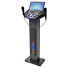 Easy Karaoke Smart Bluetooth® Pedestal Karaoke System with Light Effects + 2 Mics