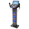 Easy Karaoke Smart Bluetooth® Pedestal Karaoke System with Light Effects + 2 Mics