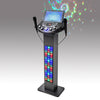 Easy Karaoke Smart Bluetooth® Pedestal Karaoke System with Light Effects + 2 Mics