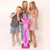 Easy Karaoke Bluetooth¸ Kids Singalong Pedestal Karaoke Machine ~ Pink