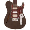 Thru Black Fret-King Country Squire Semitone De Luxe Electric Guitar