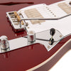 Thru Red Fret-King Country Squire Semitone De Luxe Electric Guitar