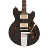 Gloss Black Fret-King Elise Custom with vintage style Vibrato Electric Guitar