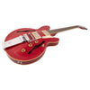 Cherry Red Fret-King Elise Custom with vintage style Vibrato Electric Guitar