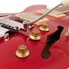 Cherry Red Fret-King Elise Custom with vintage style Vibrato Electric Guitar