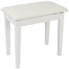 Kinsman Piano Bench with Storage ~ Satin White