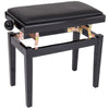 Kinsman Adjustable Piano Bench ~ Polished Gloss Black