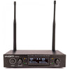 Kam UHF Fixed Twin Channel Professional Wireless Microphone System