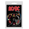 Perri's 6 Variety Guitar Pick Pack ~ AC/DC1