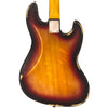 Left Hand Sunset Sunburst Vintage V74 ICON Fretless Bass