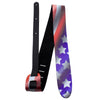 Perri's 2.5" Leather Guitar Strap ~ USA Flag