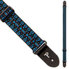 Perri's 2" Retro Hootenanny Poly Guitar Strap ~ Blue