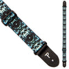 Perri's 2.5" Poly Webbing Guitar Strap ~ David Bollt ~ Skulls