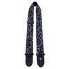 Perri's 2" Fabric Guitar Strap ~ Black Bandana