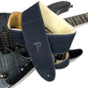 Perri's 2.5" Soft Suede Guitar Strap ~ Navy