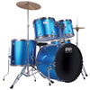 PP Drums Full Size 5 Piece Drum Kit ~ Blue