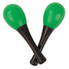 PP World 'Early Years' Plastic Maracas ~ Black/Green