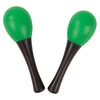 PP World 'Early Years' Plastic Maracas ~ Black/Green