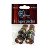 D'Andrea Medium Finger Pick Pack ~ Shell ~ 6 Picks