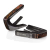 Thalia Exotic Series Shell Collection Capo ~ Black Chrome with Tennessee Whisky Wing Inlay