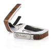 Thalia Exotic Series Wood Collection Capo ~ Chrome with Santos Rosewood Inlay