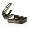 Gibson® by Thalia Black Chrome Capo ~ Split Parallelogram Inlay