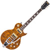 Flamed Amber Vintage V100 ReIssued Electric Guitar with Bigsby