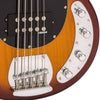 Flamed Tobacco Sunburst Vintage V96 ReIssued 5-String Active Bass