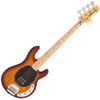 Flamed Tobacco Sunburst Vintage V96 ReIssued 5-String Active Bass