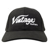 Vintage Eco Baseball Cap ~ Black