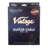 Vintage Braided Guitar Cable ~ 20ft/6m