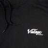 Vintage Fleece Hoodie ~ Black, Large