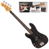 Left Hand Boulevard Black Vintage V40 Coaster Series Bass Guitar Pack