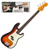 3 Tone Sunburst Vintage V40 Coaster Series Bass Guitar Pack