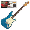 Candy Apple Blue Vintage V60 Coaster Series Electric Guitar Pack