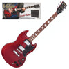 Cherry Red Vintage V69 Coaster Series Electric Guitar Pack