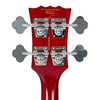 See Thru Cherry Red Vintage REVO Series 'Callan' Bass