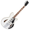 Arctic White Vintage REVO Series 'Custom Supreme' Semi-Acoustic Guitar